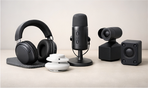 Audio & Creator Gear category hero placeholder.